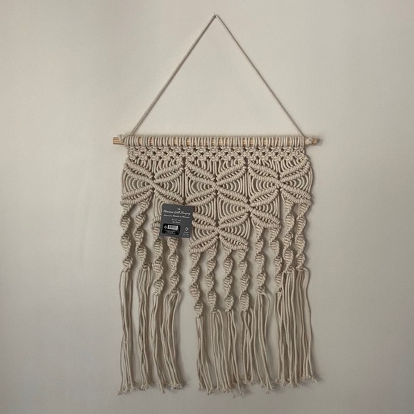 Boho Macrame Wall Hanging Tapestry Woven Decor NEW - Picture 4 of 7